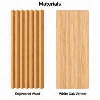 Panneau mural 3D en bois d'ingénierie rustique pour la décoration intérieure du salon, de la chambre, du bureau, murs d'accentuation, panneau mural flexible en bois