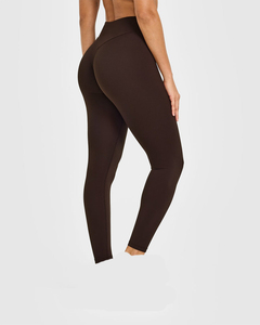 Fashionable Casual Wear Women's <b>Leggings</b> High Quality Solid High Waist Breathable Quick Dry Custom Brand <b>Cheap</b> Price <b>Legging</b> - Product Image 2