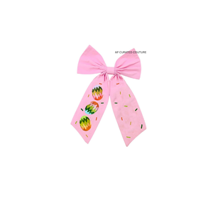 Accesorio Festivo de Moda para Pascua: Lazo para el Cabello de Cocodrilo Bordado a Mano en Algodón con Diseño de Fichas de Mahjong, ¡Venta Caliente! - Product Image 6