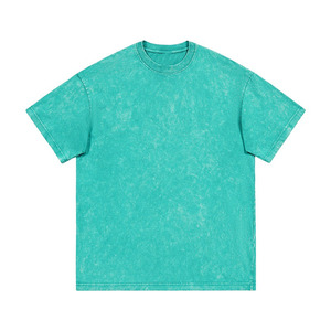 Camisetas Extra Grandes Personalizadas a la Moda para Hombre, Clásicas, 100% Algodón, Transpirables, de Manga Corta, Cuello Redondo, Tejido Grueso - Product Image 4