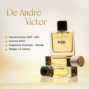 น้ำหอม DE ANDRE Victor สำหรับผู้ชาย กลิ่นไม้หอม EDP 50 มล. ติดทนนาน กลิ่นหอมแบบวู้ดดี้ทันสมัย - Product Image 3