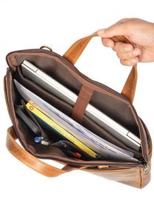 กระเป๋าสะพายแล็ปท็อปสมัยใหม่สำหรับผู้ชายและผู้หญิง กระเป๋าคอมพิวเตอร์กันกระแทกพร้อมช่องจัดเก็บของสำหรับทำงานและการเดินทาง - Product Image 4