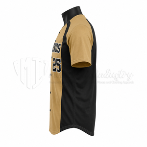Camiseta de Béisbol Personalizada con Rayas Sublimadas, 100% Poliéster, Secado Rápido, Transpirable, Unisex, para Equipos Deportivos, Suministro al por Mayor - Product Image 4