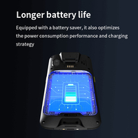 Terminal Móvil Robusto con Escáner de Códigos de Barras 1D y 2D, Android 14, Batería Desmontable de 5000mAh, IP67 Resistente al Agua, para Producción