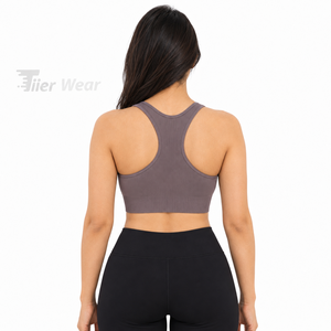 Ensemble de soutien-gorge de sport respirant Tiier Wear pour femmes, soutien-gorge de sport à maintien élevé pour l'entraînement et la gym, vente en gros - Product Image 4