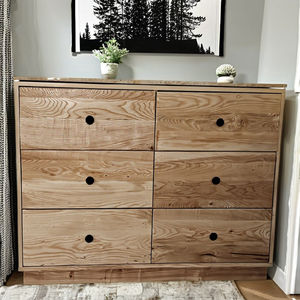 Cómoda de Madera Maciza de Roble Nórdico, Minimalista, Ecológica, Duradera y Modular - Product Image 1