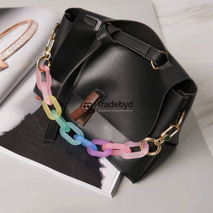 resin chain modern handmade necklace fashion jewelry colorful lightweight stylish for women girls premium quality Tradebyd - Product Image 4