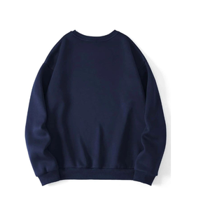 เสื้อสเวตเชิ้ตคอกลมทรงปกติสำหรับผู้ชาย ผ้าถัก สีเทาล้วน ผสมโพลีเอสเตอร์/คอตตอน สวมใส่สบาย เป็นมิตรกับสิ่งแวดล้อม ป้องกันรอยยับ - Product Image 2