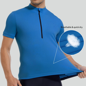 Maillot de ciclismo profesional de verano, material que absorbe la humedad, con tres bolsillos de almacenamiento para ciclismo de montaña y entrenamiento en bicicleta - Product Image 4