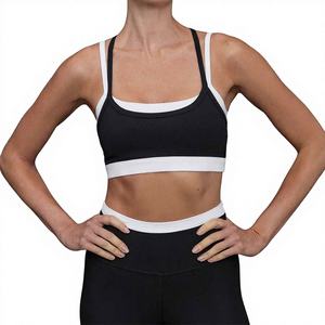 Vente en gros de soutien-gorge de sport sexy d'été pour femmes, haut de sport sans dos à haute élasticité, livraison directe, vêtements de sport sans manches, soutien-gorge de fitness - Product Image 1