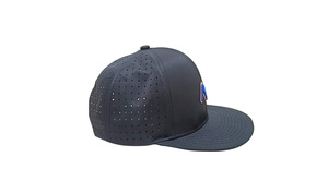 Black 6-Panel Trucker Hat With Custom 2D Embroidery Logo Street Style Casual Fit Spring Summer Outdoor Accessory Made in Vietnam - Product Image 2