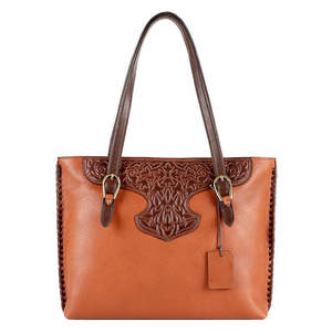 Sac fourre-tout en cuir véritable pour femme, grande capacité, idéal pour le travail, sac à main de qualité supérieure pour dames, vente en gros - Product Image 1