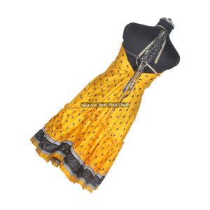 Vestidos Vintage de Seda con Volantes para Mujer, Estilo Boho, Sari de Seda Vintage, Vestido Moderno Elegante para Dama, Vestido de Noche sin Mangas - Product Image 3