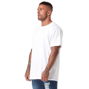 T-shirt oversize pour homme, coton de haute qualité, coupe ample, streetwear, col rond, tee-shirt décontracté, respirant, durable, confortable - Product Image 5