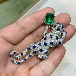 Broches para Hombre con Diamantes Plateados de Lujo, Joyería Elegante para Compromiso, Boda y Fiesta - Product Image 4