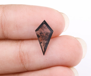 Diamante de laboratorio suelto de 1.0 ct con corte Fancy Kite, perforado con láser, tipo Sal y Pimienta, personalizado, venta al por mayor a precio de fábrica - Product Image 6