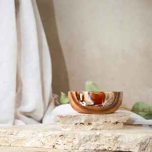 Tazón de Resina para Servir Frutos Secos, Tazón de Ensalada de Madera y Resina de Buena Calidad, Tazón Decorativo de Madera y Resina Epoxi Personalizado para Ensaladas y Alimentos - Product Image 3