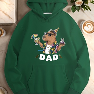 เสื้อมีฮู้ดลำลองของผู้หญิง Capybara ฉลองวันเกิด - Product Image 2