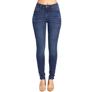 Jeans de Mezclilla Ajustados de Cintura Alta para Mujer, Moda 2026, Casuales, con Logotipo Personalizado, Corte Regular, 100% Algodón, Ecológicos, de Secado Rápido - Product Image 6