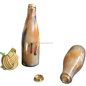 ขวดไวน์ทำจากเขาควายธรรมชาติ งานแฮนด์เมด เป็นมิตรกับสิ่งแวดล้อม ปรับแต่งขนาดได้ - Product Image 1