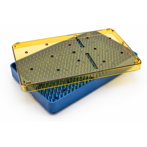 Inserts en silicone de qualité professionnelle 4" x 6.5" x 0.75" autoclavables pour plateau de stérilisation médicale, réutilisables pour instruments chirurgicaux - Product Image 1