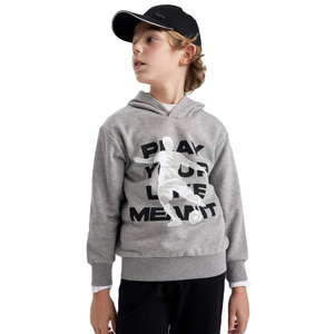 Pulls à capuche pour enfants stylés, style streetwear, en tissu bouclé, coupe ample, Y2K, surdimensionnés, pour jeunes enfants, pull à capuche lourd, OEM disponible - Product Image 3