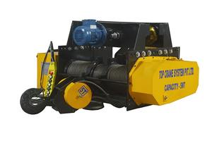 Polipasto Eléctrico de Cable de 10 Toneladas con Carro, Equipo de Elevación de Materiales de Alta Resistencia, Elevación de 6 Metros, Marca CMK, 415V CA Industrial - Product Image 3