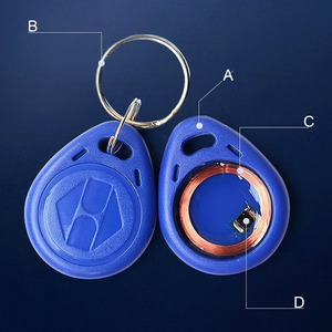 Etiqueta Metálica RFID con Logotipo Personalizado, Tarjeta de <span class=keywords><strong>Acceso</strong></span> Impermeable de ABS - Product Image 6
