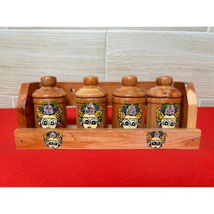 Estantes para especias de madera maciza, OEM, personalizados, al por mayor |   Aqdus Saleem India - Product Image 2