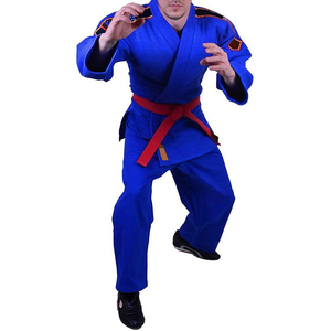 Wholesale <b>Free</b> Shipping 100% Cotton Durable Lightweight Breathable Women's Adult Judo Uniforms Private Label Martial Arts Wear - Product Image 2