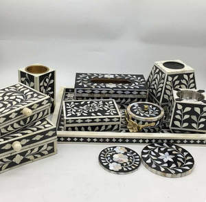 Bandeja de resina de madera de acacia Mubkhar Box Set Bakhoor Bandeja Quemador de incienso Mubkhar a bajo precio por LUXURY CRAFTS - Product Image 5