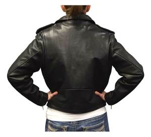 Reflective <b>Summer</b> Biker Racing <b>Motorcycle</b> <b>Jacket</b> Long Sleeved Leather Classic Heavy Duty Moisture-wicking Sweat-absorbing - Product Image 2