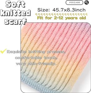 Customizable Width Unisex Knitted Scarf - Tailored Winter Muffler - Custom Logo Soft Rib-Knit <b>Neck</b> <b>Warmer</b> - Product Image 3