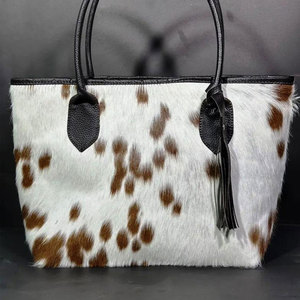 Bolsos de Mano de Cuero Vacuno para Mujer, 100% Cuero Vacuno de Alta Calidad, Moda Casual para Mujer, Bolso de Cuero Vacuno para Chicas - Product Image 1