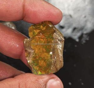 100% Natural AAA Grade Welo Fire Ethiopian <b>Opal</b> Fancy Oil Rough Loose Gemstone 34.89x25.23 to 35.14x28.41 mm DIY Jewelry Making - Product Image 3