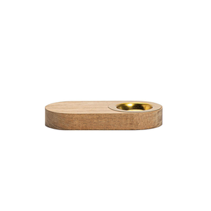 <b>Decorative</b> Wooden Dhoop Incense Burner Box With Hinged Cover And Metal Bowl Insert For Home Fragrance And Relaxation - Product Image 4