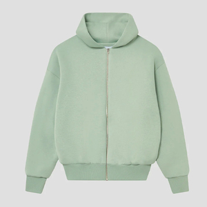 Survêtement zippé oversize en tissu premium pour homme, idéal pour le jogging, vente chaude, avec logo personnalisé, pour adultes - Product Image 5