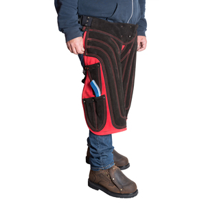 New Arrival Durable Cowhide Leather Farrier Chaps Professional Manufacturer Made Genuine Leather Western Farrier Chap - Product Image 3