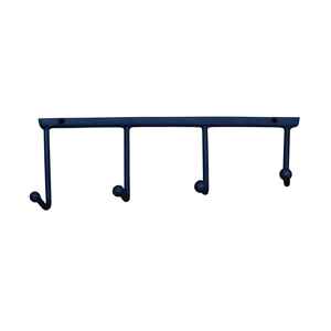 Wall Mounted Black Powder Coated Finished Iron Hanger For Decor Gifting For Bathroom Organizer For Lawn Organizer For Closet - Product Image 2