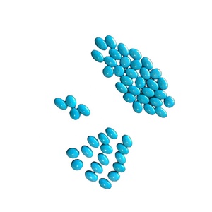 <span class=keywords><strong>Gemas</strong></span> ovaladas para mujer, cabuchones ovalados de color turquesa, de 5x7mm, para dormir - Product Image 5