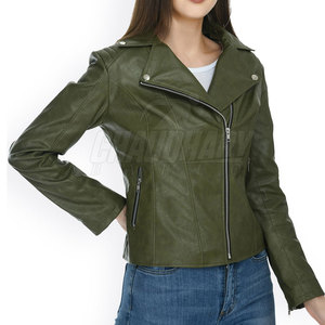 Veste en cuir pour femme, taille adulte, vêtements décontractés, fabrication de qualité supérieure, veste en cuir véritable - Product Image 4