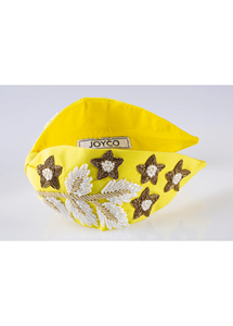 Serre-tête élégant en perles élastiques brodées, accessoire tendance tressé pour femme au style raffiné - Product Image 6