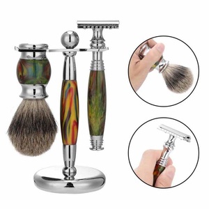 Hot New Custom Mens Shaving Kit Private Label Shaver Brush Safety <b>Razor</b> Shaving Brush and Bowl <b>Set</b> for Men Wet Shave - Product Image 6