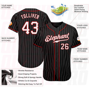 Hot Selling Unisex Professional <b>Baseball</b> Jerseys Breathable Comfortable Quick Dry Moisture Wicking Plus Size Adult <b>Baseball</b> - Product Image 4