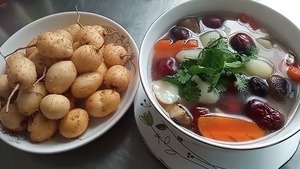 Tubería de Raíz Congelada y Cocida de Textura Glutinosa para Uso en Restaurantes, Ingrediente Masticable para Postres, Listo para Cocinar - Product Image 5