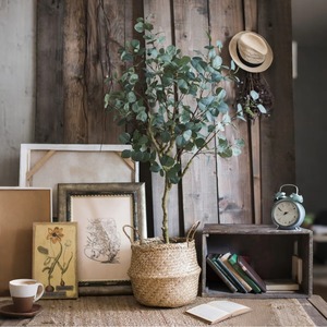 Foldable round seagrass <b>basket</b> Handmade <b>Storage</b> <b>Basket</b> Wholesale eco-friendly Made in Vietnam - Product Image 3