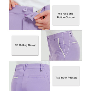 Pantalon de golf pour femme au design incroyable, fabriqué par un fabricant de vêtements, nouveau design, tendance et facile à porter. - Product Image 5