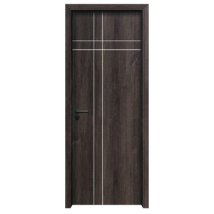 Puerta de Madera MDF de Buena Calidad, Diseño Minimalista, Superficie Acabada con Película de PVC, para Apartamentos Interiores, Fabricada en Vietnam - Product Image 1