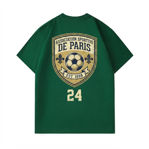 <span class=keywords><strong>T</strong></span>-shirts graphiques personnalisés <span class=keywords><strong>de</strong></span> haute qualité 100% coton Football - Product Image 3