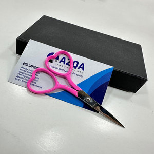 Industrial Stainless Steel Pink Heart Handle Embroidery <b>Scissors</b> Fine Tip Multi-Purpose Thread Cutter for Precision Craft - Product Image 1